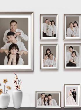 婚纱摄影全家福相框加洗照片冲洗相片放大照相馆结婚照挂墙画框定
