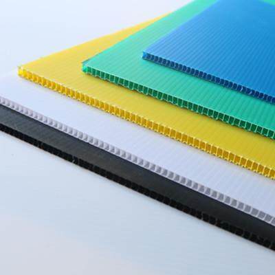 厂家供应pp塑料中空板万通板瓦楞板塑胶板4mm1mx2m可零卖定尺DIY