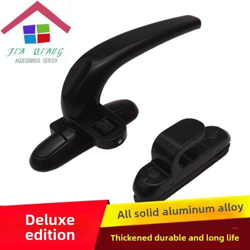 佳强牌50型平开铝门窗拉手及38型铝合金7字拉手单点锁