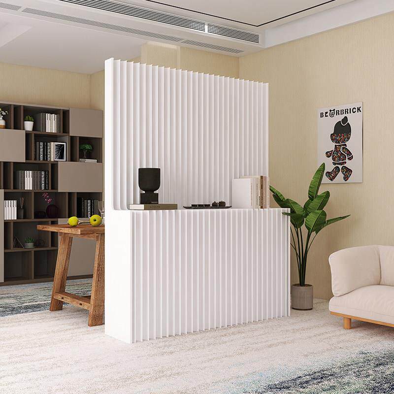 新款纸屏风隔断客厅假墙房间卧室简易自装直播间背景移动折叠分隔