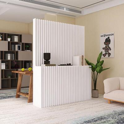 新款纸屏风隔断客厅假墙房间卧室简易自装直播间背景移动折叠分隔