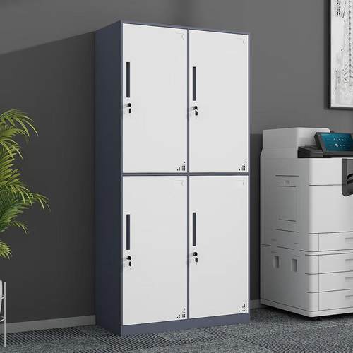 钢制套拆色更衣柜员宿舍柜换衣装59889窄边多门储物柜加厚带锁收