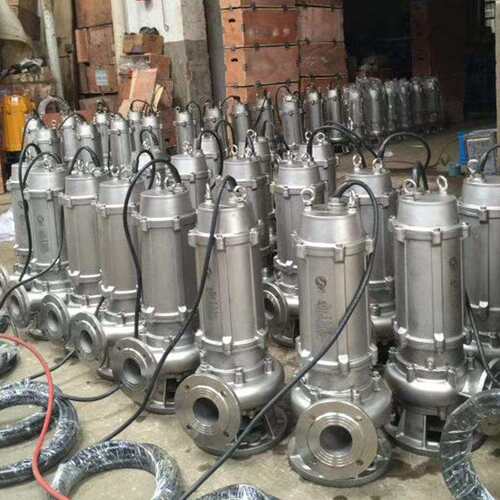 WQP潜水排污泵 无堵塞潜污泵 220V家用排污泵 304不锈钢污水泵