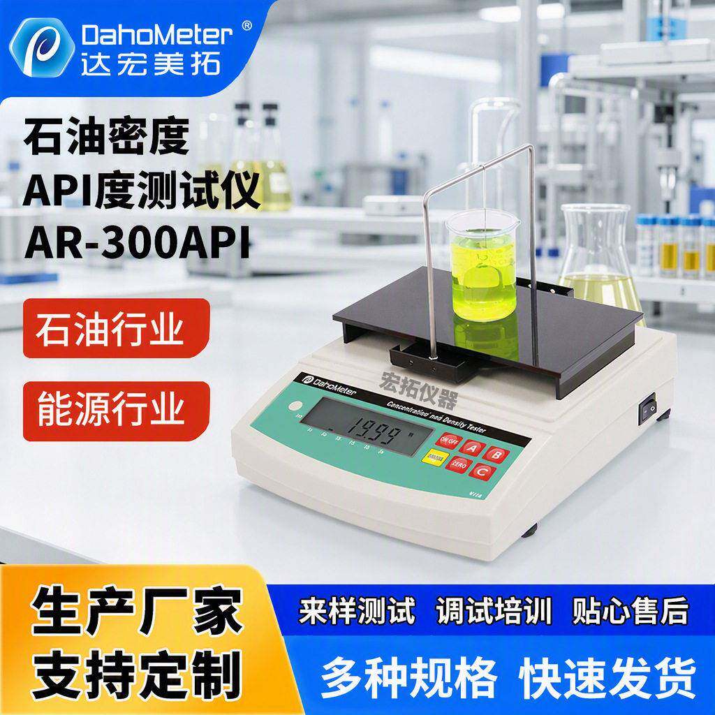 达宏美拓AR-300API石油密度计原油柴油比重测试仪数显千分位