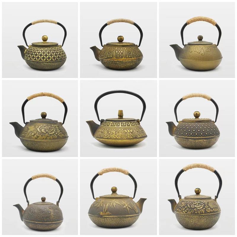 小号铸铁壶软装摆件壶生铁壶新中式家居饰品茶室烧水壶复古煮茶壶