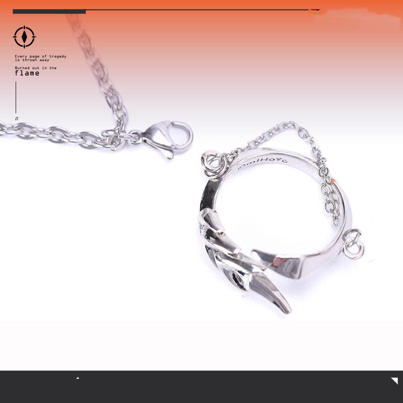 【崩坏3】琪亚娜薪炎之律者主题项链戒指套组 2022好友j精品礼物