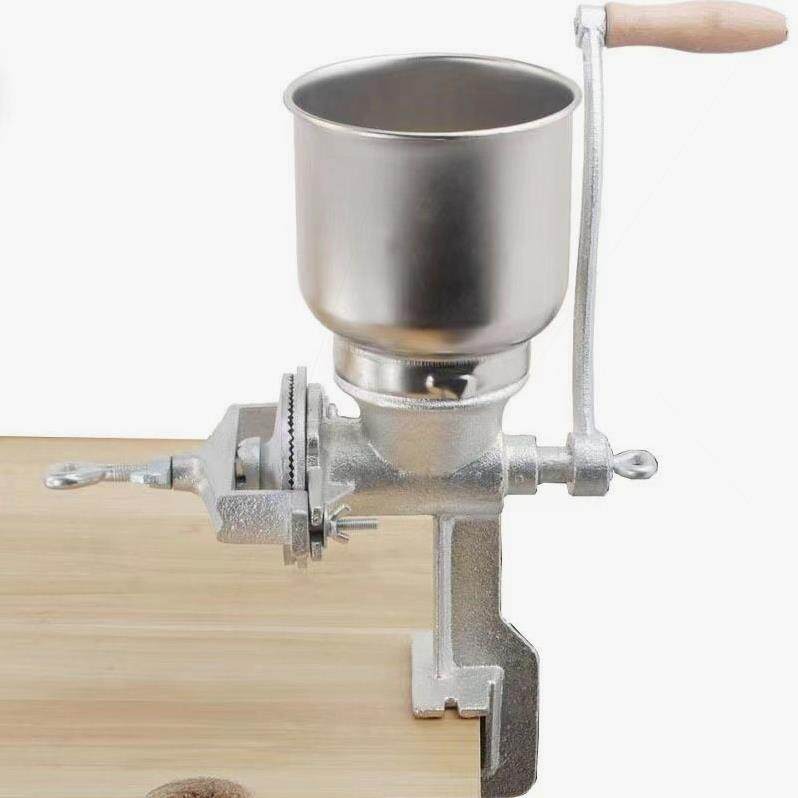 手动研磨机饲料喂 鸡家用手摇磨粉机玉米谷物粉碎机小型手摇花生