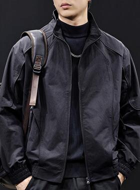 it Afternnaths潮牌美式休闲夹克男秋季薄外套大码衣服高端冲锋衣