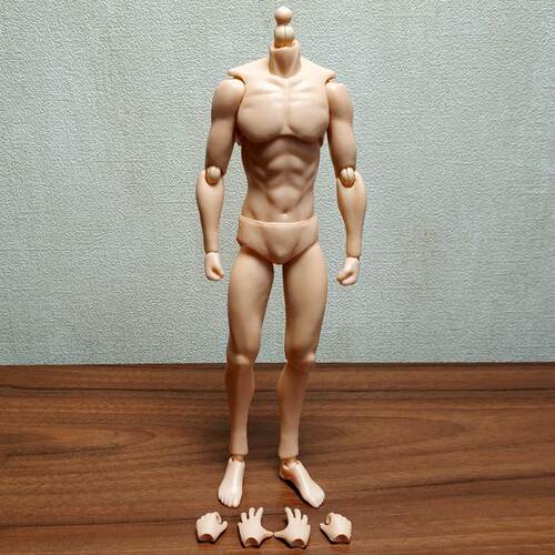 1/12兵人配件shf肌肉素体6寸可动人偶mezco手办模型figma蚂蚁dam