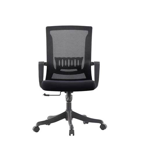 广职东Y3611员办公脑椅员工家用色卧室灰带头枕久坐升降办公室会