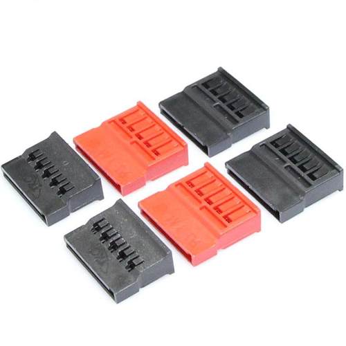 SATA胶壳电源供电插头15PSATA连接器刺破头90度180度耐用型