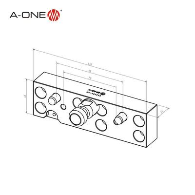 精钻A-ONE机床大工件装夹系统专用握爪柄 用于夹具UPC托板搬运