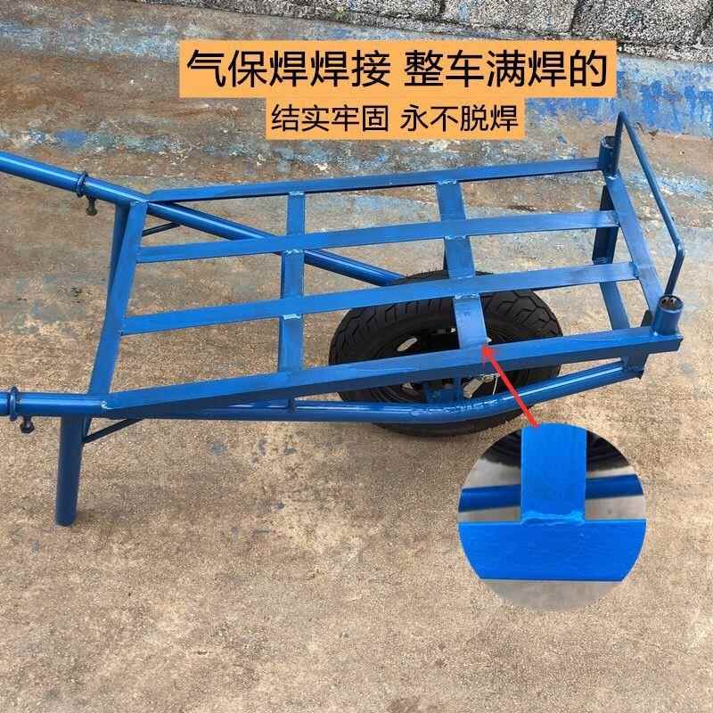 独轮手农用532小推车果单轮带刹车平板双轮搬运车车园拉货推车鸡
