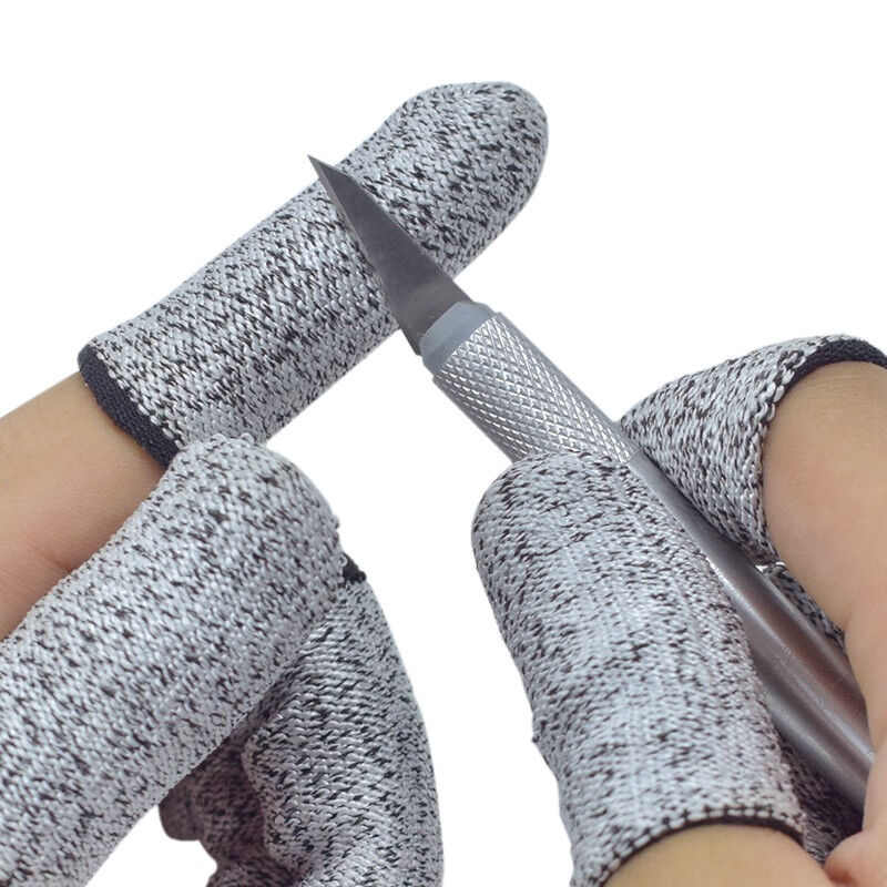 伏兴防割指套耐磨防割手指套劳保防护指套五级防切割棉麻防割防滑