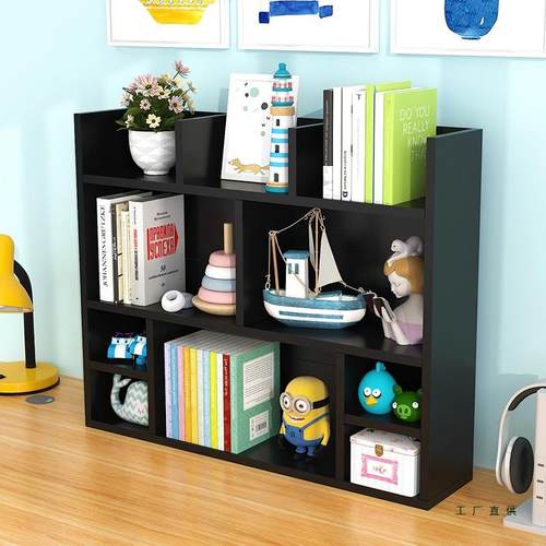 桌上简易书QFP架约学生宿舍多层置物架书办室公简收纳架桌面儿童