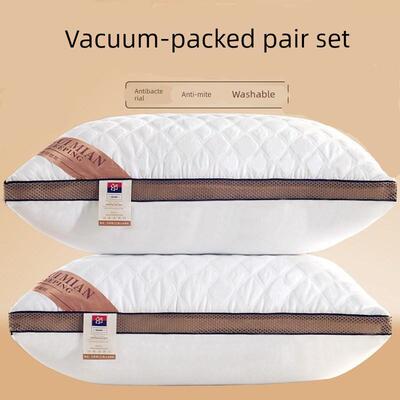 羽丝绒护颈枕头 velvet healthy neck head care memory pillows