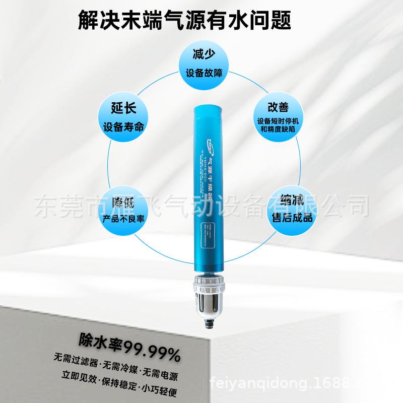 密气源干滤燥器空压机压水缩精油水682过器气泵除过滤无滤芯分离