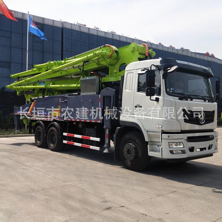 混凝土泵车重汽汕德卡底盘50米泵车桥梁建筑天泵车