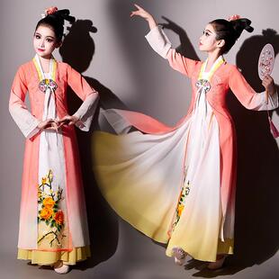 高档儿童古典飘舞演出服女童新款湘云飞舞蹈服逸中舞族风国表演服