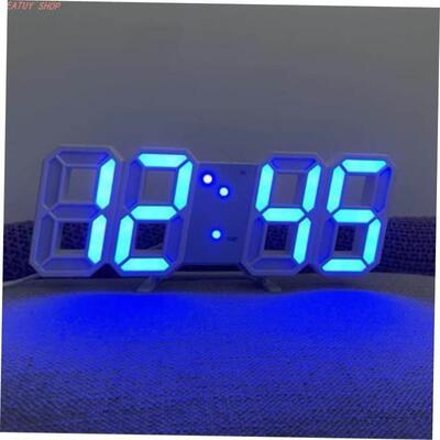 3D LED Digital Alarm Clock Electronic Luminous Night Table