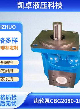 工程农业机械高压齿轮液压泵厂家耐用单联齿轮泵CBG2080-1FL