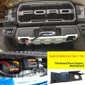 猛禽绞盘F150托架支架道奇公羊1500改装 脱困拖车电动12v车载车用