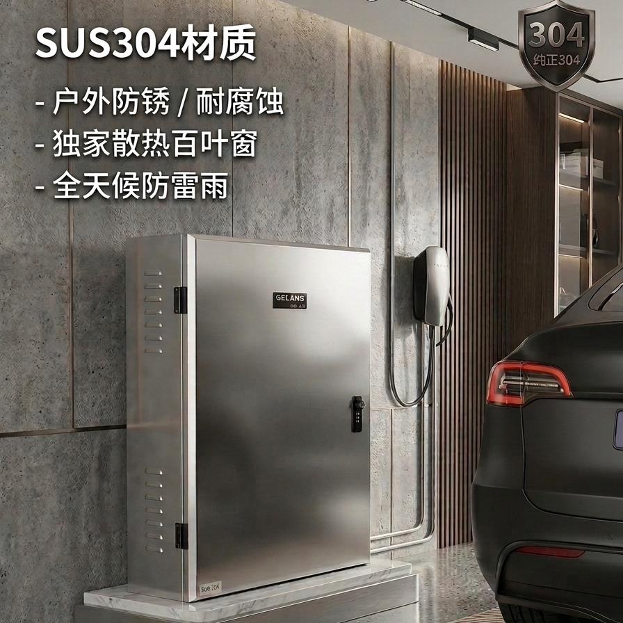304充电桩不锈钢保护箱泰赫户外防锈煜坤泰赫高品质不锈钢防护箱