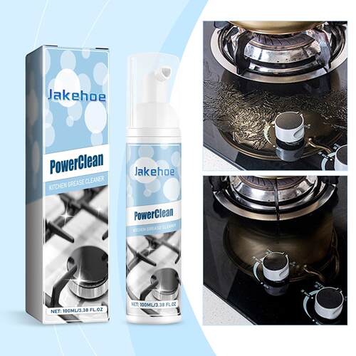JAKEHOE Heavy-Duty Kitchen Grease Foam Cleaner, Effective fo