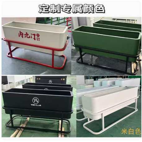 隔断铁花坛酒店艺栅箱花栏外可摆成槽品金属不锈钢组合户外移动花
