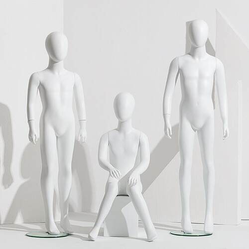 高档哑白儿童模特道具全身小孩模特童童装展示架小童模特架