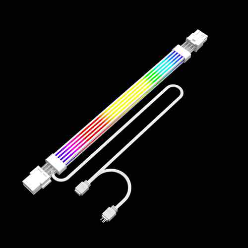 XOM式电脑显卡灯电条显卡8PIN供线灯板装饰神光台步同ARGB发光线