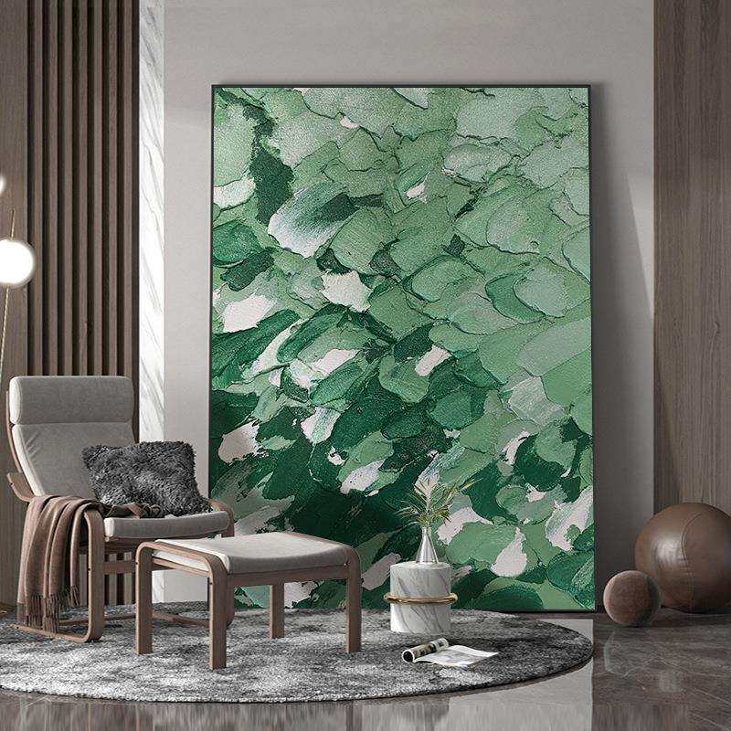 手绘抽象油画《无畏》客厅装饰画玄关挂画纯手工壁画现代简约立体