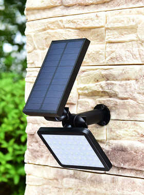 草坪投水地插48led太阳能防庭院花园户外灯光泛光壁灯装饰灯