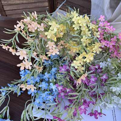 仿真花晚香玉 加密小碎花雏菊装饰点缀美陈家居婚庆小野花满天星