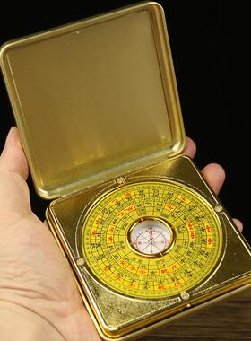 罗盘风水盘高精度随身携带初学者专业三寸四寸五寸综合盘指南针小