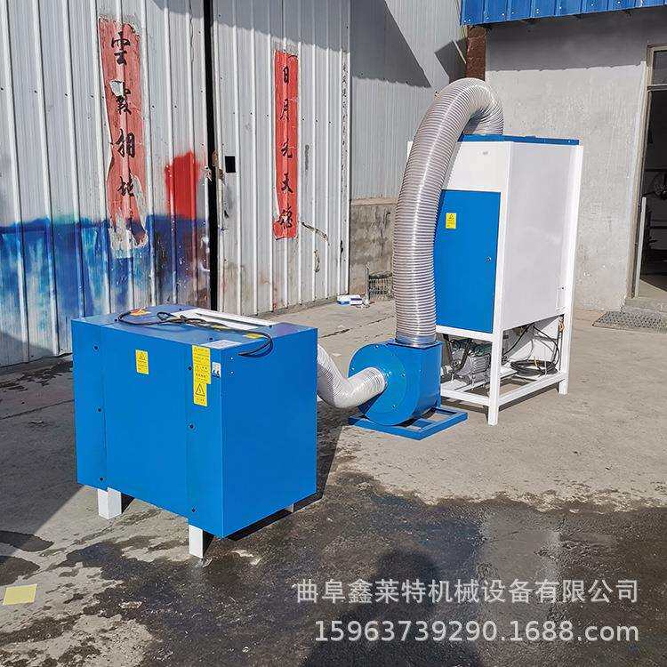 懒人沙发坐垫冲棉机 双口公仔玩具充棉机 螺丝棉纤维棉开棉机