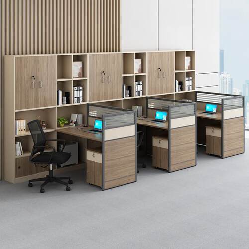 卡座办公桌双人面对面职员财务桌财务室屏风工位办公组合桌椅卡台