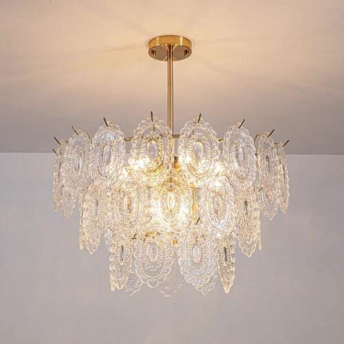 简约轻奢吊灯北欧客厅饭厅卧室水晶灯具灯具分子灯大气卧室新款灯