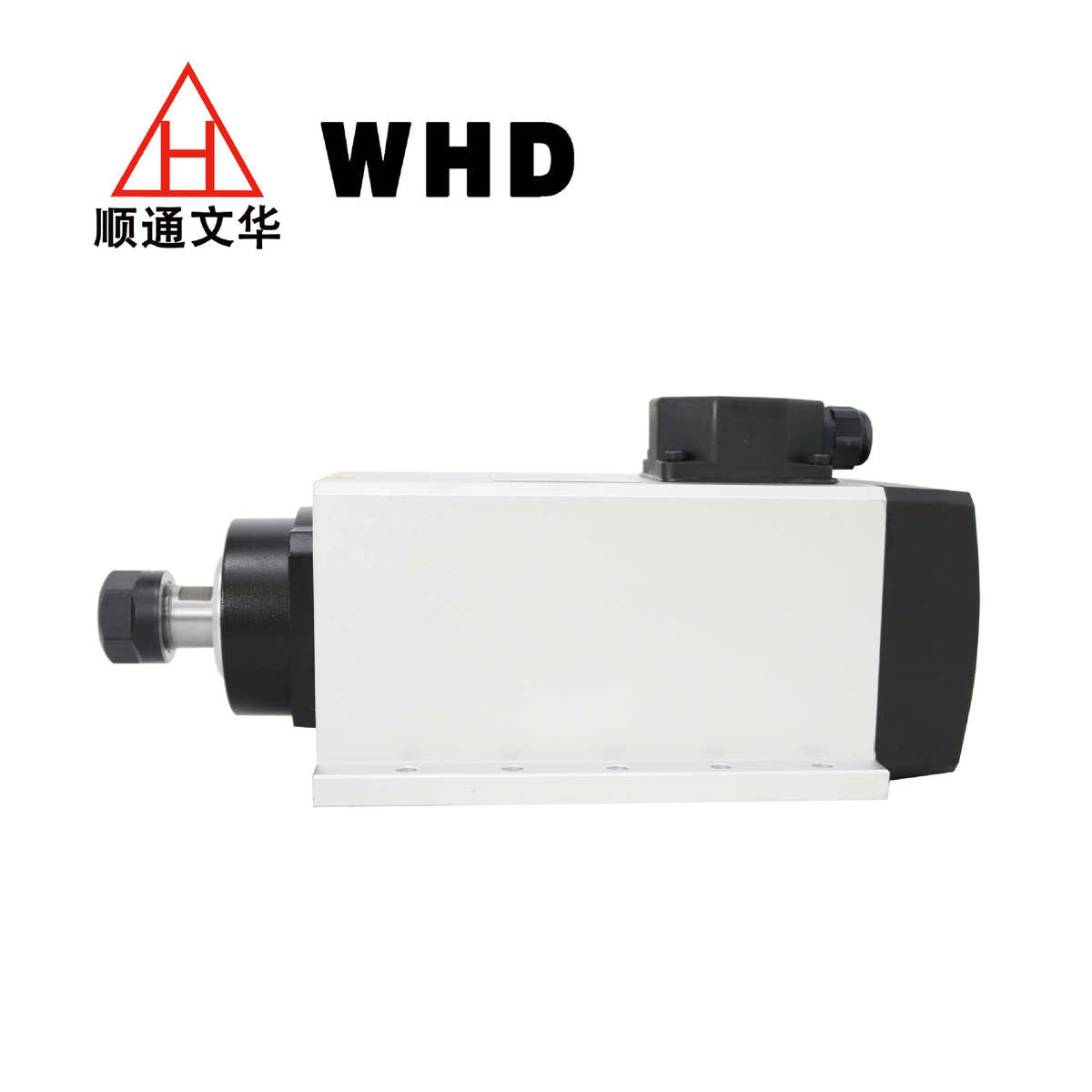 顺通 3.5KW ER20方形飞边风冷高速电主轴 雕刻机主轴 cnc主轴