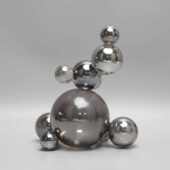 水晶假山餐厅样板房摆件桌面卧室饰品书房烟灰色现代售楼部简约