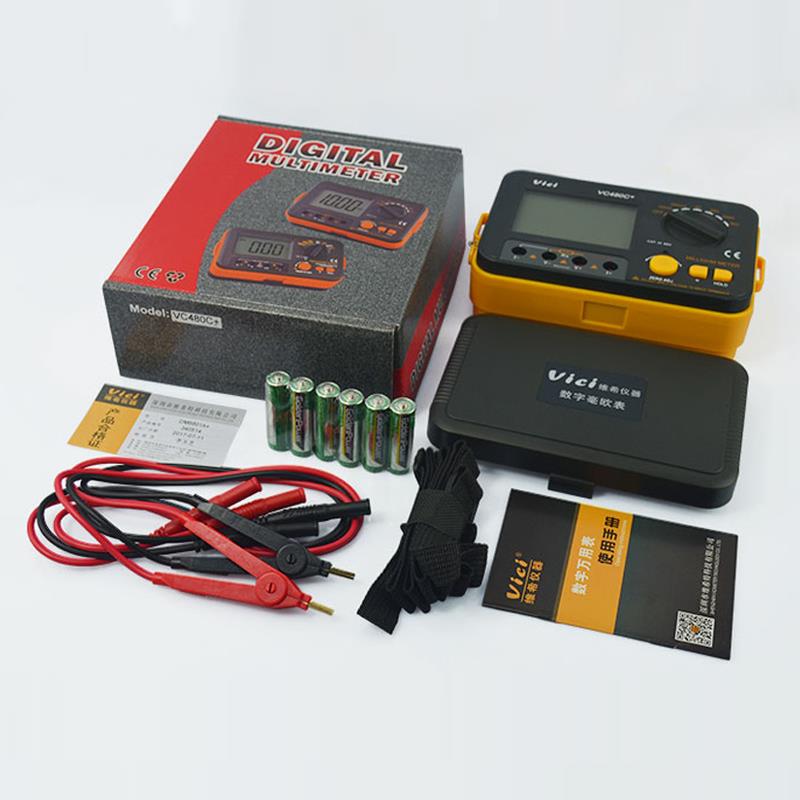 维希特VC480C型数字毫欧表VICI微欧表精确到0.01低电阻测试仪电源