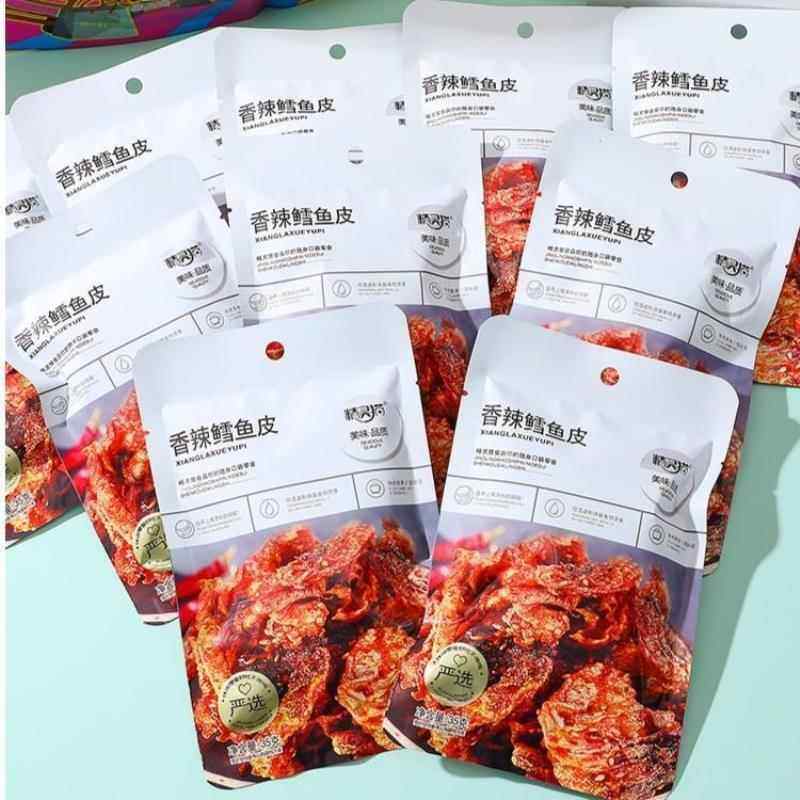 蜜汁香辣鳕鱼皮鱼干 干即食小吃零食鱼皮办公休闲 传统解馋小,零食/坚果/特产,即食鱼零食,淘宝优惠券,粉丝福利购,淘宝优惠卷