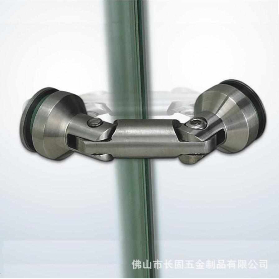 长固ST-N001玻璃与玻璃连接件万向连接件 固件杆 门窗五金
