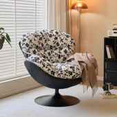 沙发沙发椅单旋转台现代简壳约家用客厅躺椅阳休闲蛋PIQ休闲椅人