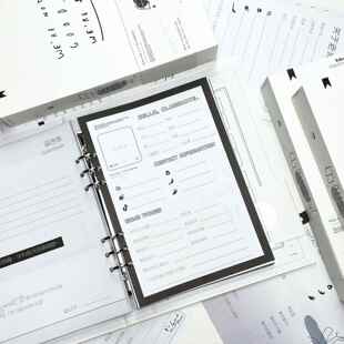 ins风活页高颜值同学录毕业纪念册简约小众文艺2024年新款留言册