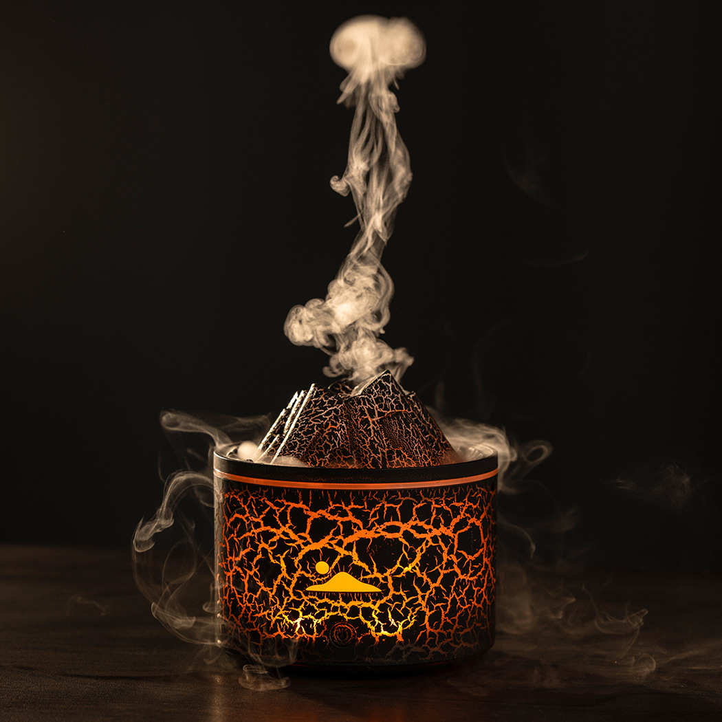 Lava Volcano Air Humidifiers Essential Oil Diffuser with Amb