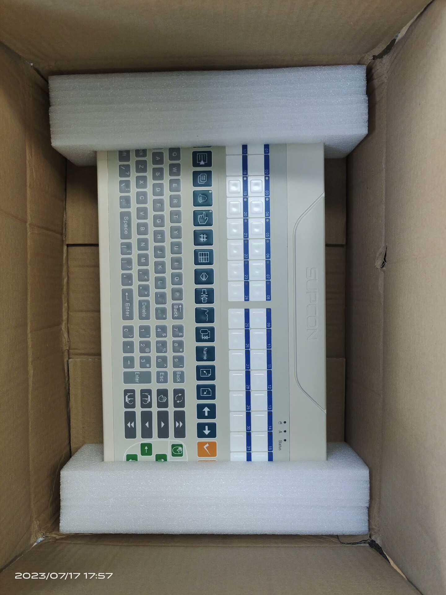 浙大中控键盘OP036-P,数量充足。质保期一年