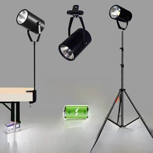 夜市摊档灯Led充电夹聚光灯街头摊档超长电池寿命户外夹表应急露