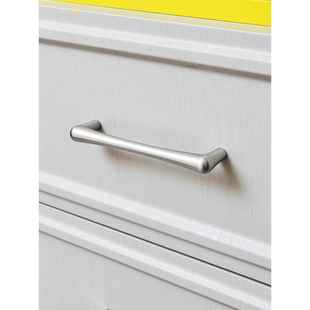 拉丝不锈钢门拉手银色衣柜平开门拉手柜门抽屉餐边柜奶油风门把手