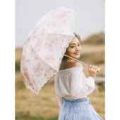 天之水太阳伞防晒防紫外线遮阳伞折叠女神韩版 公主洋伞蕾丝伞女